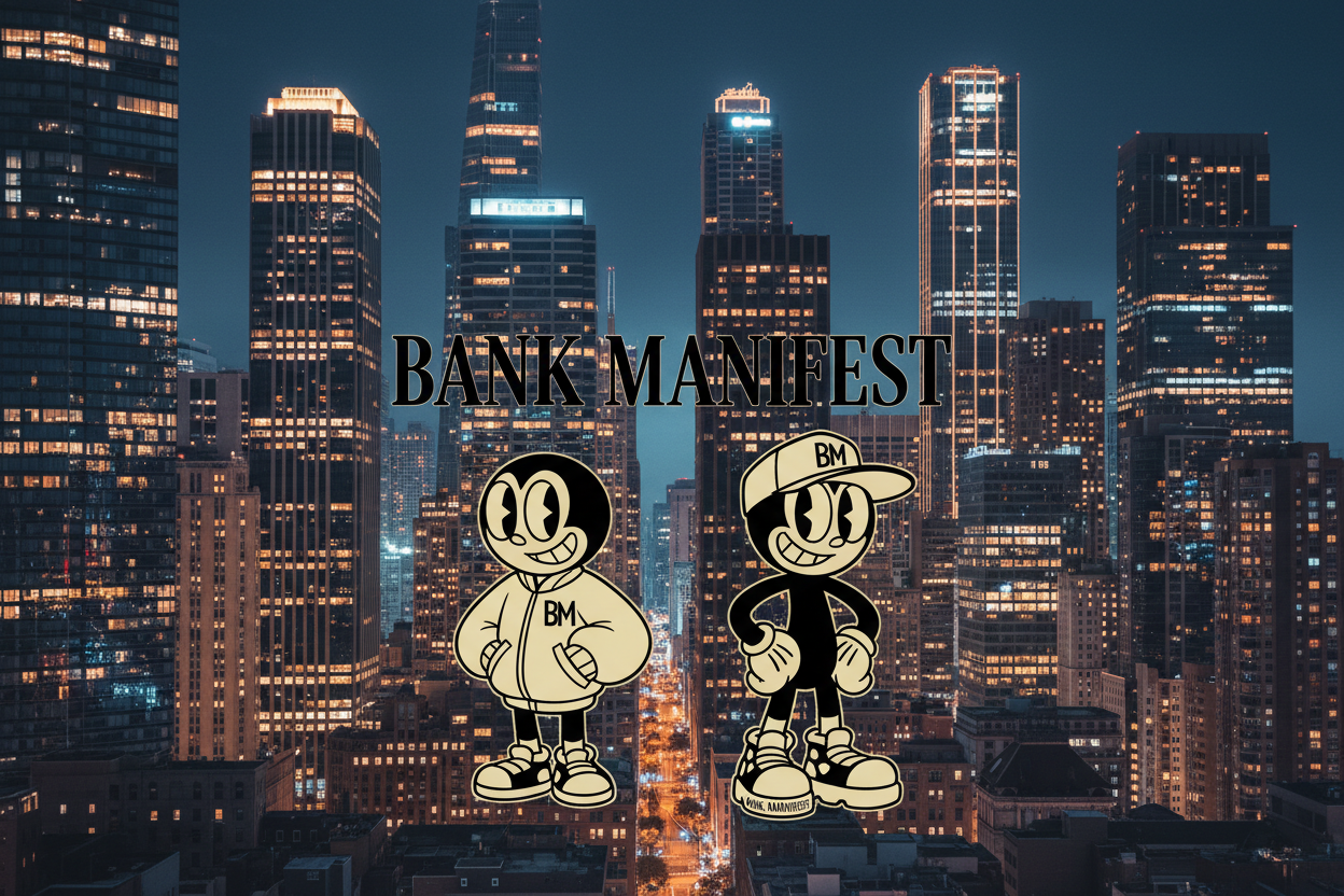 its too childissh it needs to be proffesinal  make the logo in the midddle just black and a fasion font make 2 cartton carterters for my brand with my brand logo but cuphead style 